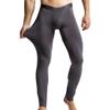 Ouruikia Men's Thermal Underwear Thermal Bottoms Magnetic Thermal Pants Modal Base Layer Bottoms Long Johns Pants (Grey L) view 1