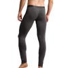 Ouruikia Men's Thermal Underwear Thermal Bottoms Magnetic Thermal Pants Modal Base Layer Bottoms Long Johns Pants (Grey L) view 2
