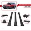 accessorypart Compatible with Ford Bronco Sport (CX430) 2021-2026 Fly Model Car Roof Rack Cross Bar Black Aluminium 3 Bars view 3
