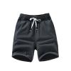 Alloaone Men's Summer Plus Size Breathable Casual Beach Shorts Dark Gray view 1
