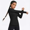TELALEO 4 Pack Women's Compression Shirt Long Sleeve Performance Workout Baselayer Athletic Top Sports Gear-Black/Grey/White/Blue XX-Large view 2