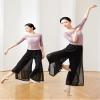 Daydance Black Wide Leg Yoga Pants for Women, Loose Casual Palazzo Pants view 3