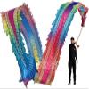 Dragon Dance Ribbon Streamer with Travel Bag, Washable Chinese Flinging Ribbon, Square Exercise Dance Dragon Poi, 8m/10m (Color : Red, Size : 8m/26ft) view 1