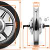 14 Inch 36v 350w Bike LCD Thumb Throttle Rear Drive Brushless Hub Motor Wheel Conversion Kit Handle Whit LCD (36V350W no tire) view 3