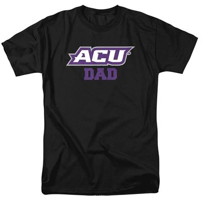 Abilene Christian University Official Dad Unisex Adult T Shirt, Black, 4X-Large