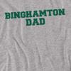 Binghamton University Official Dad Unisex Adult T Shirt, Athletic Heather, Small view 2