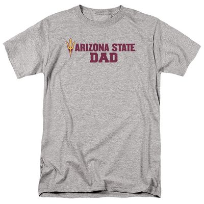 Arizona State University Official Dad Unisex Adult T Shirt, Athletic Heather, 4X-Large