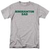 Binghamton University Official Dad Unisex Adult T Shirt, Athletic Heather, 3X-Large view 1