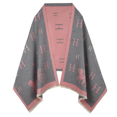 EXTREE Scarfs for Women Pashmina Silky Shawl Wrap for Evening Dressing Blanket Open Front Poncho Cape
