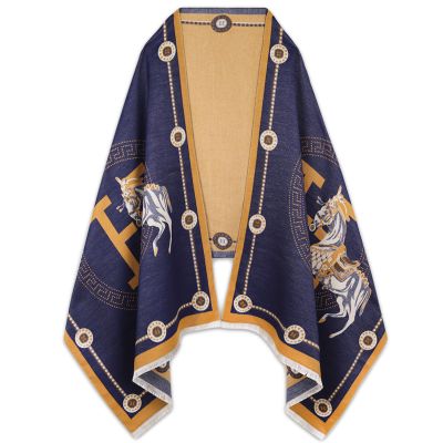 EXTREE Scarfs for Women Pashmina Silky Shawl Wrap for Evening Dressing Blanket Open Front Poncho Cape