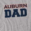 Auburn University Official Dad Unisex Adult T Shirt, Athletic Heather, Medium view 2