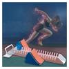 LZMZMQ Portable Starting Blocks Athletics, 6 Angles Adjustable Track & Field Starters, Aluminum Campus Games Sprinting Pedals, for Plastic Runway Cinder Track (Color : 64cm(25.2in) Long) view 1