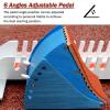 LZMZMQ Portable Starting Blocks Athletics, 6 Angles Adjustable Track & Field Starters, Aluminum Campus Games Sprinting Pedals, for Plastic Runway Cinder Track (Color : 64cm(25.2in) Long) view 4