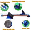 LZMZMQ Aluminum Multi-Function Starting Blocks, 6 Angle Adjustable Track & Field Starters, for Formal/Informal Competition, Youth Portable Sprinting Pedals view 3