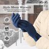 Brook + Bay Women's Gloves for Cold Weather - Touchscreen, Fleece Thermal Winter Gloves for Driving & Texting view 3