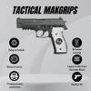 Tactical Mak Grips SIG P226 Grip Black Gun Grips Natural Wood Grip 3D Texture with German Silver Carving Perfect for Your Holster Weapon Speed and Accuracy and Design (Vari 2) view 2