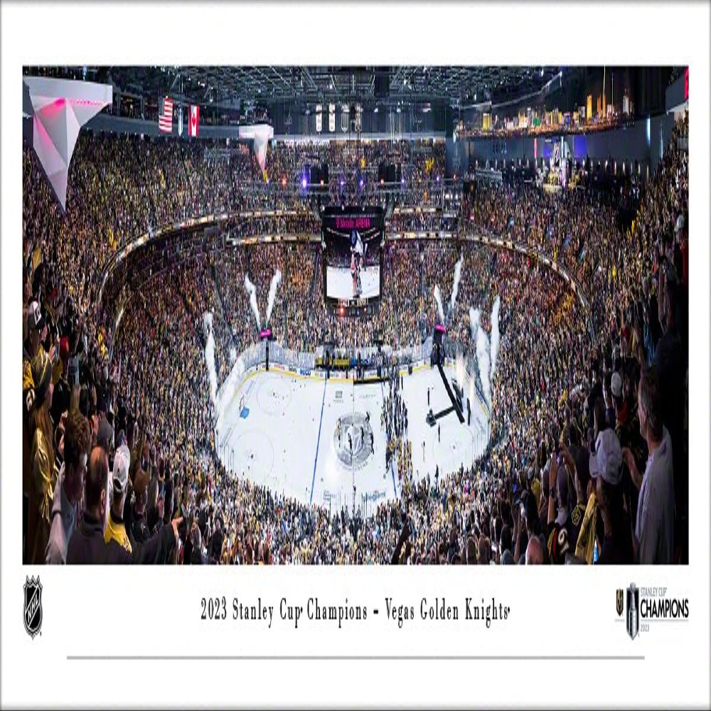 Vegas Golden Knights, 2023 Stanley Cup Champions - Unframed 40 x 13.5 Poster by Blakeway Panoramas