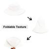 12 Pieces Bucket Hats for Women Summer Beach Fishmen Hat for Lady Adult Unisex Cotton Cap(Black White) view 4