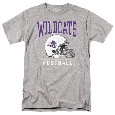 Abilene Christian University Official Football Helmet Unisex Adult T Shirt, Athletic Heather, 4X-Large
