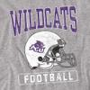 Abilene Christian University Official Football Helmet Unisex Adult T Shirt, Athletic Heather, 4X-Large view 2