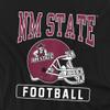 New Mexico State University Official Football Helmet Unisex Adult T Shirt, Black, 3X-Large view 2