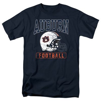 Auburn University Official Football Helmet Unisex Adult T Shirt, Navy, 3X-Large