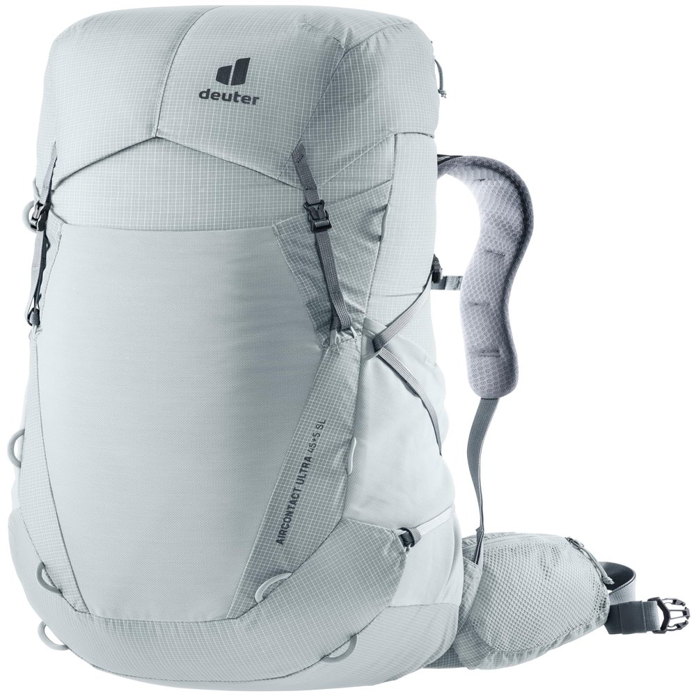 Deuter Women's Aircontact Ultra 45 + 5L SL Lightweight Trekking & Thru-Hiker Backpack for Backpacking & Long-Distance Hiking & Travel - Tin-Shale