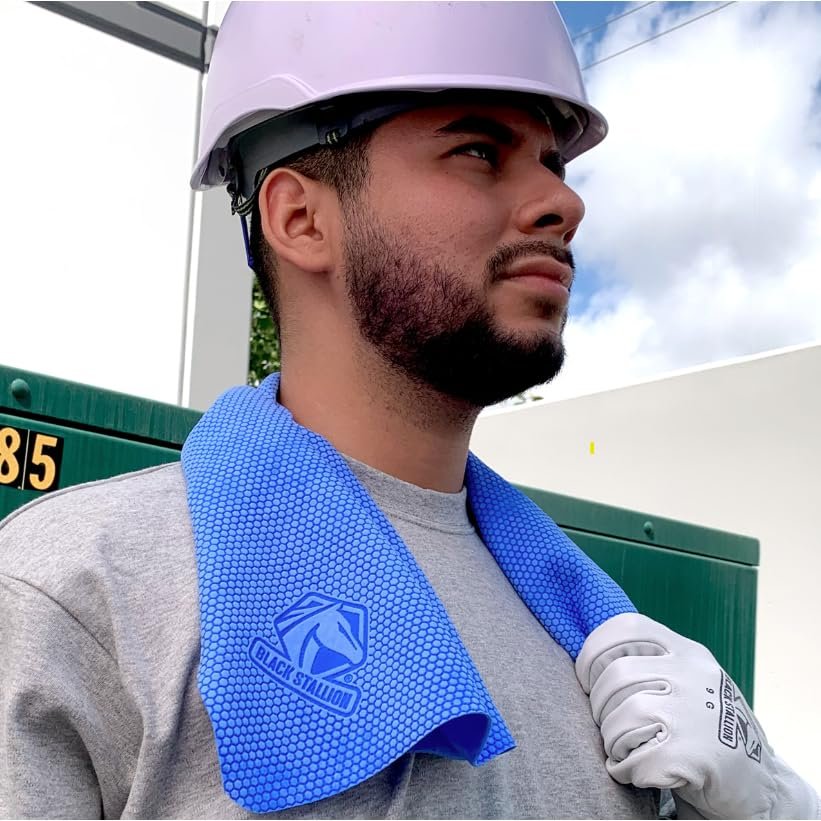 Black Stallion AH7055-BL PVA Cooling Towel