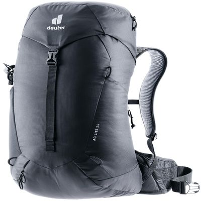 Deuter AC Lite 24L Hiking & Daypack Backpack with Steel Frame & Superior Breathability - Black