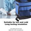 Rolling Cooler, 35L Large Capacity Insulated Rolling Cooler Leak Proof Cooler Bag, Soft Cooler Cart Lunch Backpack for Camping Hiking BBQ Summer Travel view 4