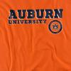Auburn University Official Block Text Unisex Adult T Shirt, Orange, 5X-Large view 2