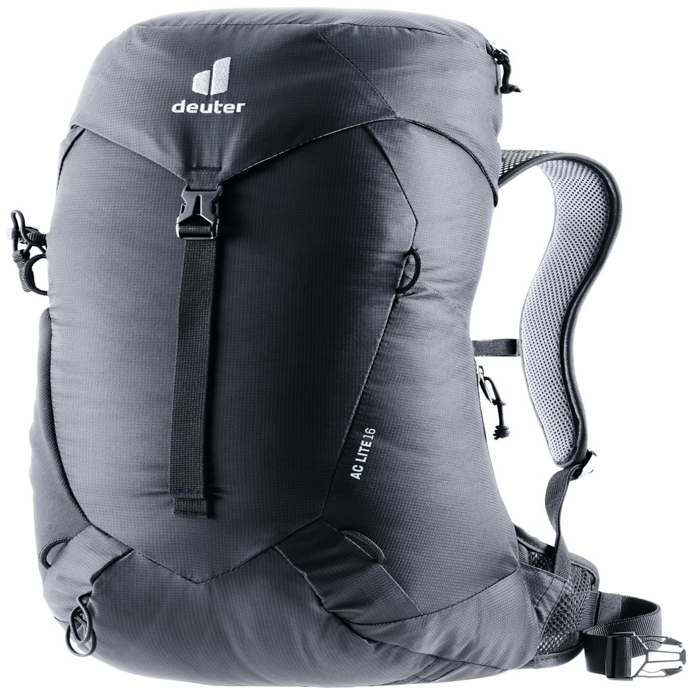 Deuter AC Lite 16L Hiking & Daypack Backpack with Steel Frame & Superior Breathability - Black