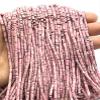5 Strands of Afghan Tiny Seed Small Heishi Pink Stone Opal String Strand 2.7mm Spacer Loose Tube Pipe Cylinder Beads for Jewelry Making Supplies for Necklace Bracelet Anklet view 1