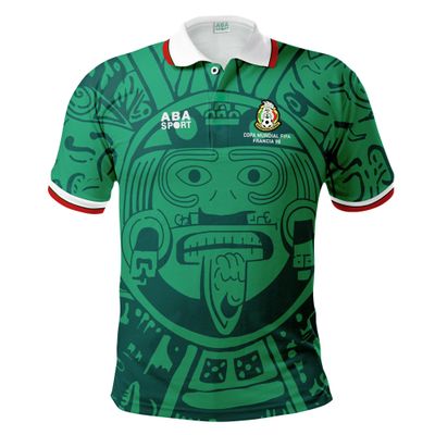 Mexico Jersey 1998  Retro WBC Edition | Classic 90s Look XLarge Green