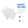 HAKIDZEL 4pcs Foosball Table Pad Corner Protectors Foosball Game Table Accessories Plastic Soccer Guards view 3