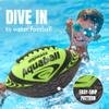 Activ Life Water Football for Pool, Beach, Outdoor, 9.5-inch Waterproof Pool Toys for Kids Aged 6-14, Heavy-Duty Water Ball, Double Lacing for Easy Grip, Lake Toys for Sports & Family Games - Green view 2