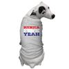 Merica FCK Yeah - USA Patriotic Dog Shirt (Light Gray, X-Small) view 2