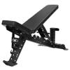 Valor Fitness Heavy Duty Weight Bench  3" Frame - 6-Gauge Steel with Extra Support Arm, 7 Adjustable Positions, Stores Upright, 1200 lb Max Weight - Strength Training view 1
