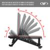 Valor Fitness Heavy Duty Weight Bench  3" Frame - 6-Gauge Steel with Extra Support Arm, 7 Adjustable Positions, Stores Upright, 1200 lb Max Weight - Strength Training view 3