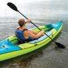 HO Sports Beacon Inflatable Kayak with Hand Pump, Adjustable Paddle & Carry Bag - Ergonomic High-Back Seat with Storage Holder & Built-in Fishing Rod Holder - 450 lbs Max Weight Capacity view 3