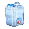 BIUDECO Outdoor Bucket Large Water Container Sports Water Jug Outdoor Drinkware Jug Large with Spigot 10L Bottle Portable Container On Foot PC Travel view 1