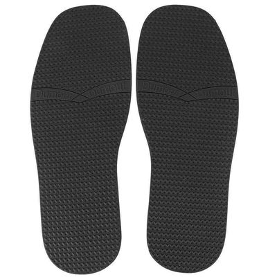 Full Soles Rubber Replacement DIY Repair, A Pair Leather Shoes Anti Skid Wear Shoes Sole Raised Grain Rubber Shoes Sole (Black)