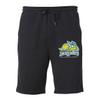 CornBorn South Dakota State Jackrabbits Gym Shorts - Premium Fleece SDSU Jackrabbits Primary Logo - Black - XL view 1