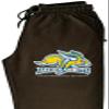 CornBorn South Dakota State Jackrabbits Sweatpants - Premium Fleece SDSU Jackrabbits Primary Logo - Black - Small view 2