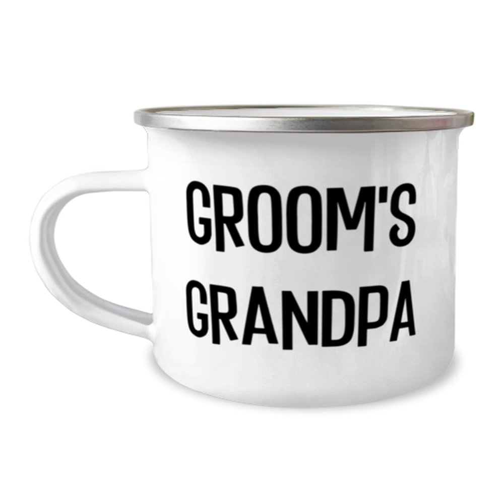 Appreciation Grandpa 12oz Camping Mug, Groom's Grandpa, Nice For Big Daddy From Grandson, Coffee mug, Tea mug, Ceramic mug, Travel mug, Insulated mug, ReUnited States of Americable mug