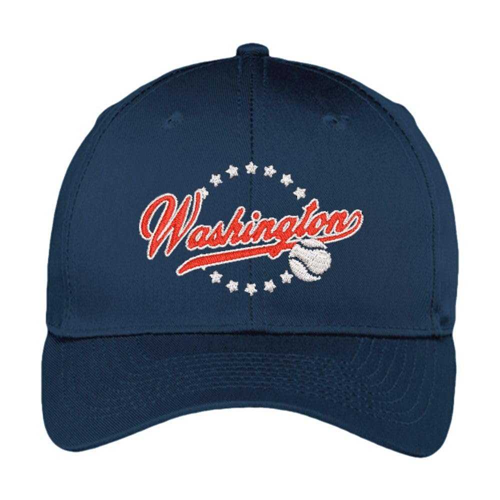 Washington Baseball Vintage Fan Hat (Navy Hat)