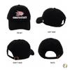 Desert Cactus Cal State University Chico Baseball Hat University California Wildcats Brimmed Embroidered Hats Cap Adjustable Cloth Strap Adult (Style A) Black view 3