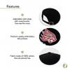 Desert Cactus Cal State University Chico Baseball Hat University California Wildcats Brimmed Embroidered Hats Cap Adjustable Cloth Strap Adult (Style A) Black view 4