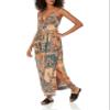 Angie Women's Printed Twist Front Keyhole Maxi Dress view 1