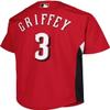 Ken Griffey Jr Cincinnati Reds 2007 Batting Practice Jersey (as1, Alpha, l, Regular, Regular) view 3